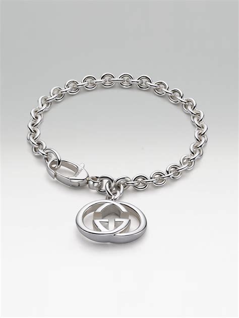 925 Sterling Silver Bracelet With Double G 